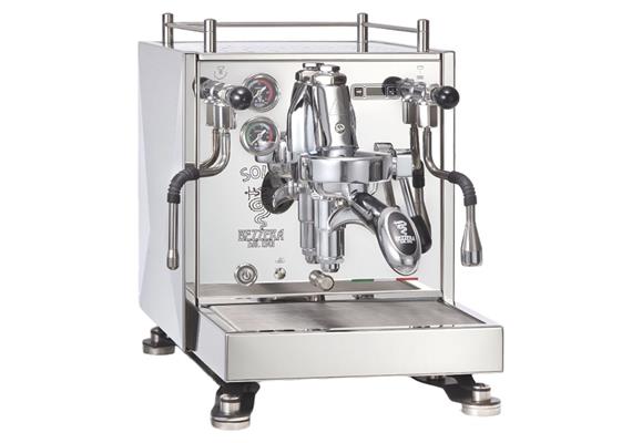 Bezzera Sole Top PID / Rotationspumpe / Kipphahnen  Bezzera Logo Siebträgergriff