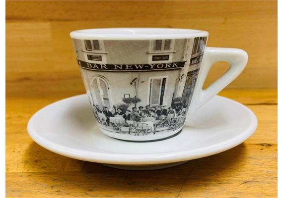 Cappuccinotasse "Bar New York"