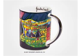 Mug Hundertwasser Yellow last will
