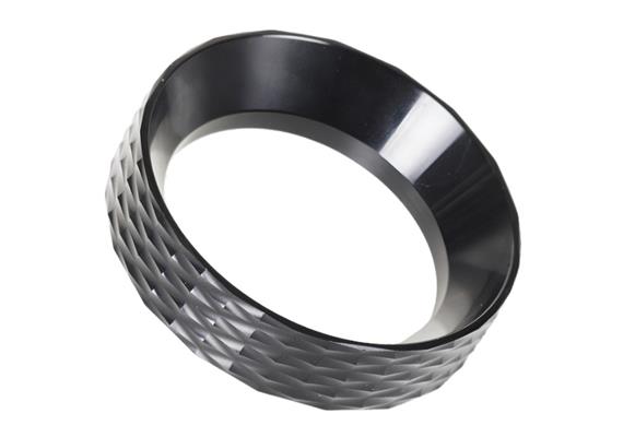 Pulver Fülltrichter, Alu, magnetisch, schwarz 58mm  dosing funnel