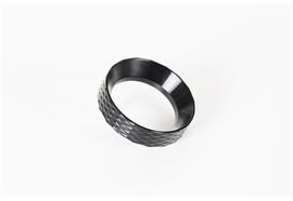 Pulver Fülltrichter, Alu, magnetisch, schwarz 58mm  dosing funnel