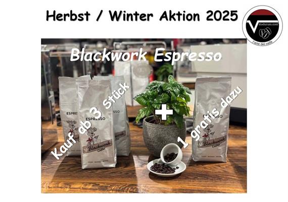 *Aktion* Blackwork Coffee Espresso, 500gr Bohnen