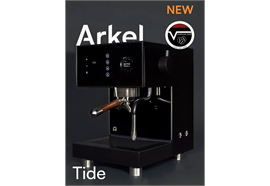 Arkel Espressomaschine "Tide", schwarz matt