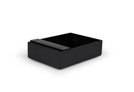 Eurista Abklopfbox "Barista" mit Connector, schwarz
