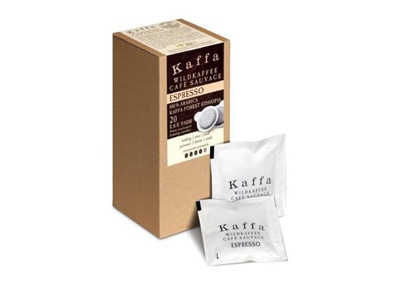 Kaffa Wildkaffee Espresso Pods 20-er, CH-BIO-004/Fairtrade Max Havelaar