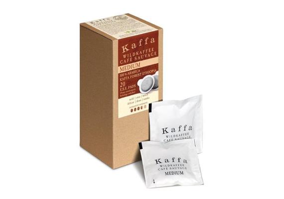 Kaffa Wildkaffee Medium Pads 20-er,  CH-BIO-004/Fairtrade Max Havelaar