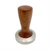 Tamper Motta 58.0 mm Plan, braunes Holz