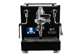 Torre Espressomaschine "Peppina EVO" komplett schwarz